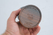 Load image into Gallery viewer, L Sherman Cocobolo Pear Black Ash Wooden Lidded Box Hand Turned 2012