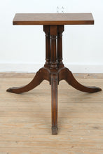 Load image into Gallery viewer, Triple-Pillared Mahogany Pedestals – Pair (24" x 8") – Online Exclusive