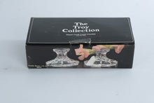 Load image into Gallery viewer, Tuscany Troy Collection Lead Crystal Candlesticks Pair Yugoslavia 5 Inch