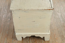Load image into Gallery viewer, Vintage Distressed Cream Painted Wooden Storage or Blanket Trunk Chest