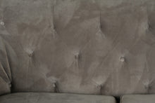 Load image into Gallery viewer, H.M. Richards Modern Gray Tufted Loveseat – 64" Wide
