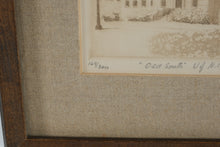 Load image into Gallery viewer, Don Swann “Old South, U of N.C.” Original Signed Etching – Limited Edition 169/300 – Framed 13x12