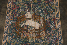 Load image into Gallery viewer, Goblys France Unicorn in Captivity Jacquard Tapestry Wall Hanging Medieval Art