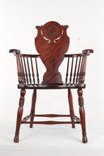 Load image into Gallery viewer, Wreath Windsor Arm Chair