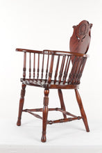 Load image into Gallery viewer, Wreath Windsor Arm Chair