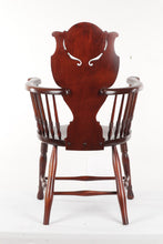 Load image into Gallery viewer, Wreath Windsor Arm Chair