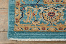 Load image into Gallery viewer, Unique Loom Graham Collection Blue Medallion Area Rug – 8' x 10' Traditional Persian Style Rug