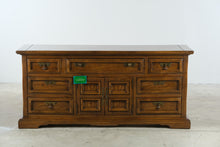 Load image into Gallery viewer, United Furniture Solid Oak Triple Dresser with Center Cabinet and Nine Drawers - Online Only