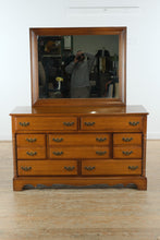 Load image into Gallery viewer, United Furniture 7-Drawer Dresser in Warm Oak Finish