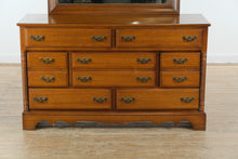 Load image into Gallery viewer, United Furniture 7-Drawer Dresser in Warm Oak Finish