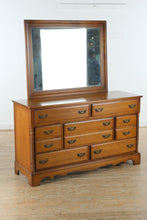 Load image into Gallery viewer, United Furniture 7-Drawer Dresser in Warm Oak Finish