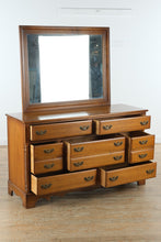 Load image into Gallery viewer, United Furniture 7-Drawer Dresser in Warm Oak Finish