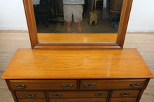 Load image into Gallery viewer, United Furniture 7-Drawer Dresser in Warm Oak Finish