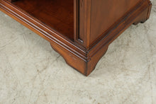 Load image into Gallery viewer, Universal Furniture Cherry Finish Three-Drawer Open Shelf Console Cabinet