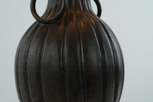 Load image into Gallery viewer, Rubbed Metal Ribbed Urn Lamp