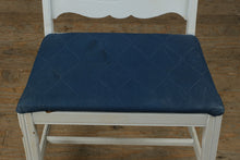 Load image into Gallery viewer, Reah White Bench with Back