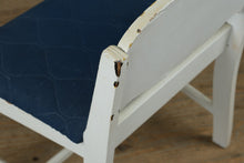Load image into Gallery viewer, Reah White Bench with Back