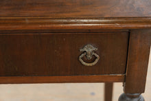 Load image into Gallery viewer, Antique Mahogany Vanity Dressing Table with Tri Fold Mirror