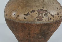 Load image into Gallery viewer, Antique European Two Handle Glazed Terracotta Pottery Jug 14 x 11