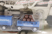 Load image into Gallery viewer, Veldensteiner Landbier Promotional Truck with Trailer (1:87 Scale, Diecast Model, GRELL Werbemittel)
