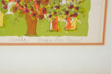 Load image into Gallery viewer, Susan Pear Meisel Veranda Artist Proof Original Lithograph Framed 21 x 29