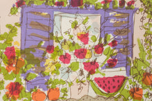 Load image into Gallery viewer, Susan Pear Meisel Veranda Artist Proof Original Lithograph Framed 21 x 29