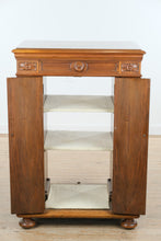 Load image into Gallery viewer, Mahogany Victrola Storage Cabinet with Lift-Top