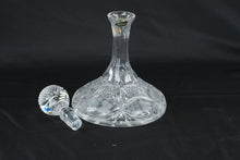 Load image into Gallery viewer, Vintage Violetta Cut Lead Crystal Decanter Grapes Pattern Poland 10 Inch