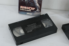 Load image into Gallery viewer, Vintage VHS Lot RoboCop Terminator Terminator 2 Arnold Schwarzenegger Action Movies