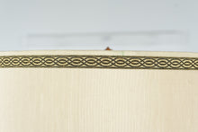 Load image into Gallery viewer, Vintage Brass Table Lamp with Shade – Elegant Turned Design, Cleaned Finish