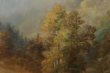 Load image into Gallery viewer, Vintage Creek Through The Mountains Oil on Canvas - 32 x 36