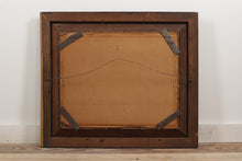 Load image into Gallery viewer, Vintage Oak Framed Wall Mirror With Gold Liner 28 x 24