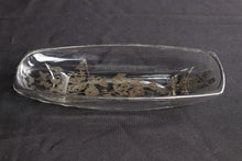 Load image into Gallery viewer, Vintage Glass Trinket Dish - Silver Flower