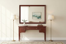 Load image into Gallery viewer, Vintage Mahogany Wall Mirror Rectangular Framed Mirror 32 x 44