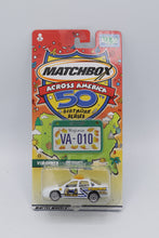 Load image into Gallery viewer, Matchbox Across America 50th Birthday Series – Virginia Chevrolet Camaro Police “Blue Ridge” (VA 010)