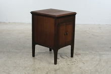 Load image into Gallery viewer, Antique 1920s Cabinet Phonograph Hand Crank Record Player Wood Console