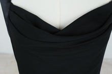 Load image into Gallery viewer, White House Black Market Black Cowl Neck Keyhole Top Medium