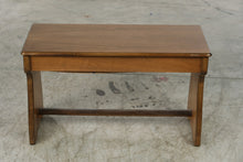Load image into Gallery viewer, Vintage Wurlitzer Piano Bench Walnut Storage Seat 33 Inch
