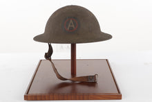 Load image into Gallery viewer, WWI 3rd Army Brodie Helmet with Display Case