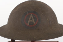 Load image into Gallery viewer, WWI 3rd Army Brodie Helmet with Display Case
