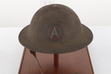Load image into Gallery viewer, WWI 3rd Army Brodie Helmet with Display Case