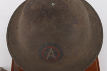 Load image into Gallery viewer, WWI 3rd Army Brodie Helmet with Display Case