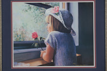Load image into Gallery viewer, “Waiting for Daddy” by Launi Snow Hein – Signed & Numbered Limited Edition Print – Framed Wall Art 29” x 25”