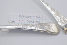 Load image into Gallery viewer, Antique Walker and Hall Sheffield Silver Plate Berry Serving Spoons Pair