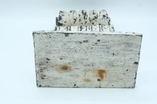 Load image into Gallery viewer, Distressed Wood Corbel Wall Shelf β Antique-Style Architectural Decor, Chippy White Finish