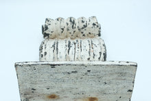 Load image into Gallery viewer, Distressed Wood Corbel Wall Shelf β Antique-Style Architectural Decor, Chippy White Finish