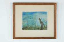 Load image into Gallery viewer, Bird on a Stump - Original Watercolor - Jody