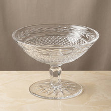Load image into Gallery viewer, Waterford Crystal Glandore Cut Glass Footed Compote Bowl Laurel Leaf 6 Inch