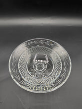 Load image into Gallery viewer, Waterford Crystal Glandore Cut Glass Footed Compote Bowl Laurel Leaf 6 Inch