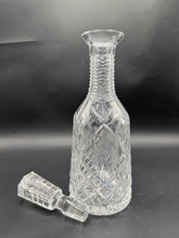 Load image into Gallery viewer, Waterford Crystal Cut Glass Decanter With Stopper 13 Inch Diamond Fan Pattern